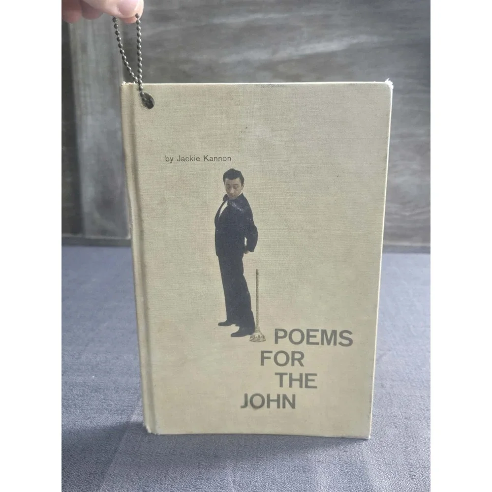 Vintage Poems for the John Jackie Kannon Hardcover 1969 Humor Poetry Book